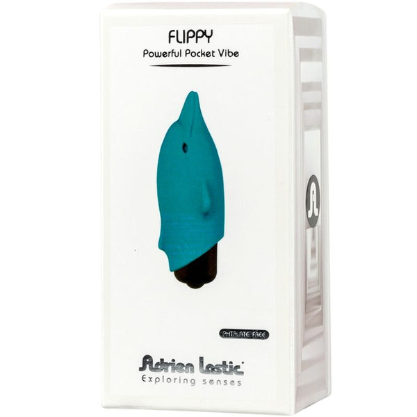 Vibrador de bolsillo delfín flippy
