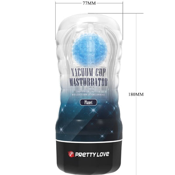 Pretty planet funda masturbadora azul