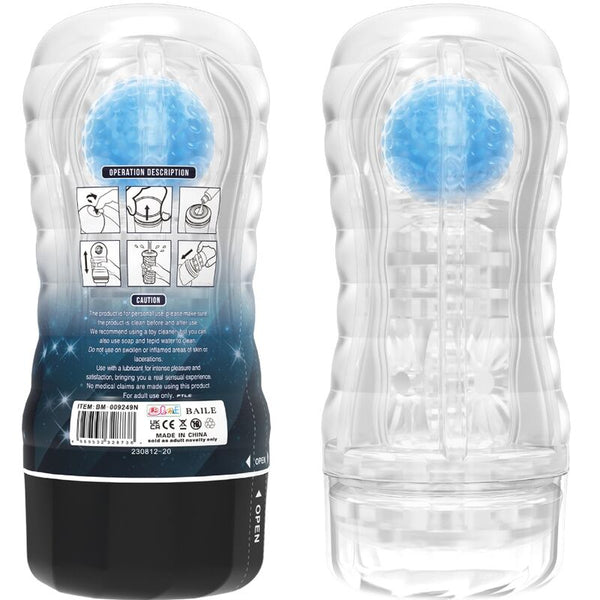 Pretty planet funda masturbadora azul