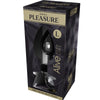 Alive anal pleasure mini plug metal negro talla l
