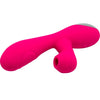 Vibrador y succionador caribbean shine fucsia