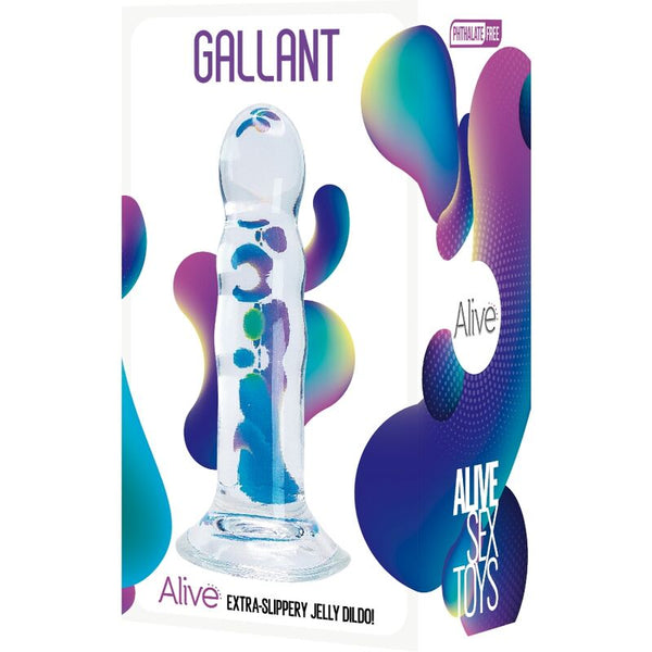 Alive gallant pene realístico transparente 14 cm