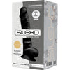 Silexd modelo 1 pene realístico silicona premium silexpan negro 17.5 cm