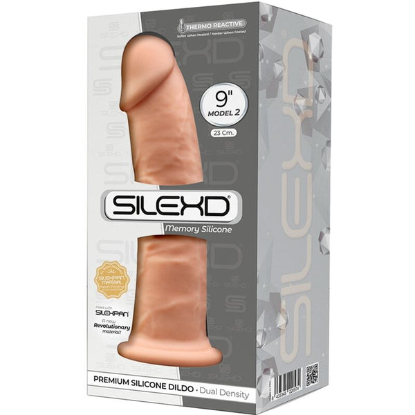 Silexd modelo 2 pene realístico silicona premium silexpan 23 cm