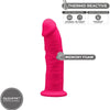Silexd modelo 2 pene realístico silicona premium silexpan fucsia 15 cm