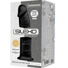 Silexd modelo 2 pene realístico silicona premium silexpan negro 19 cm