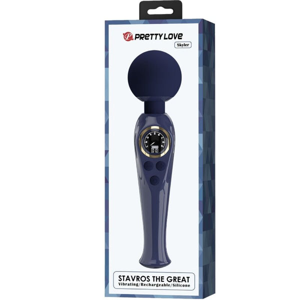 Skyler vibrador wand azul