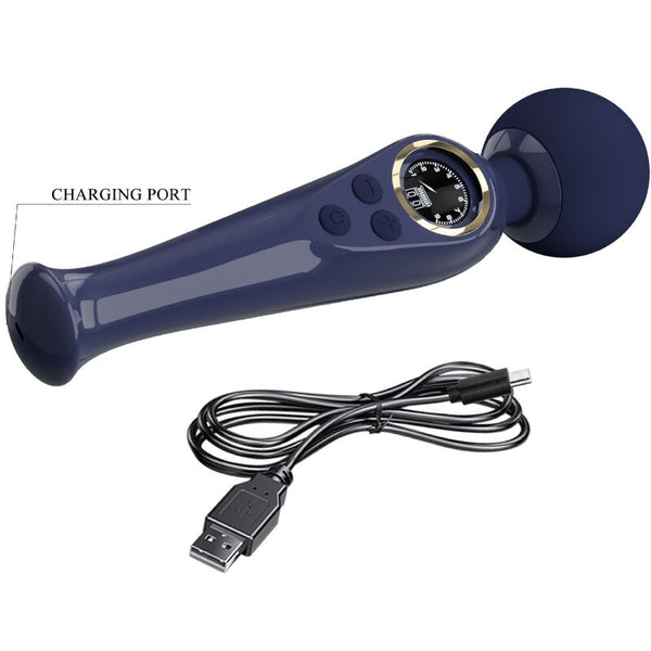 Skyler vibrador wand azul