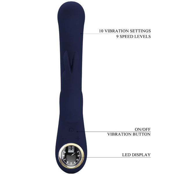 Lamar vibrador rabbit y Punto G azul