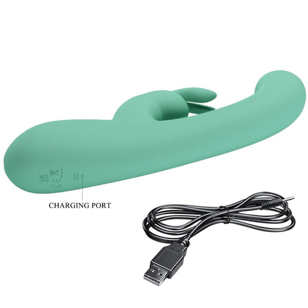 Lamar vibrador rabbit y Punto G verde