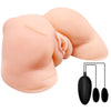 Crazy vagina y ano con malla realista con vibración