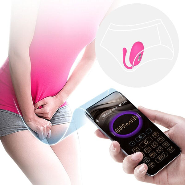 Doreen huevo vibrador recargable magenta control remoto