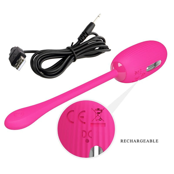 Doreen huevo vibrador recargable magenta control remoto