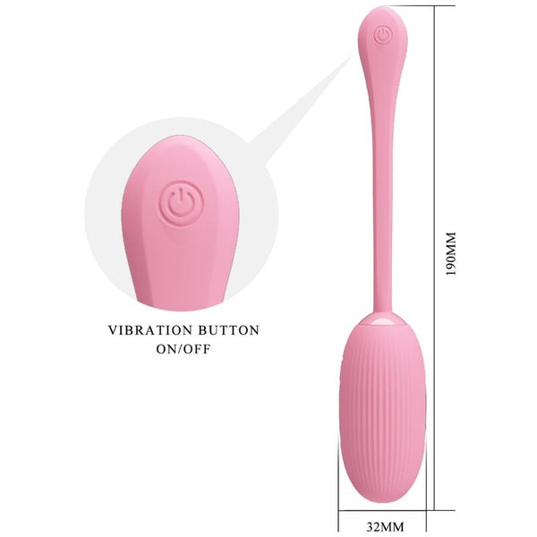 Doreen huevo vibrador recargable rosa