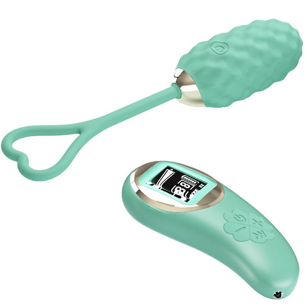 Vivian huevo vibrador control remoto verde