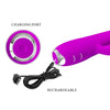 Gloria vibrador conejo recargable impermeable morado
