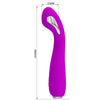 Hector vibrador electroshock recargable y impermeable morado