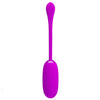 Julius huevo vibrador impermeble y recargable morado