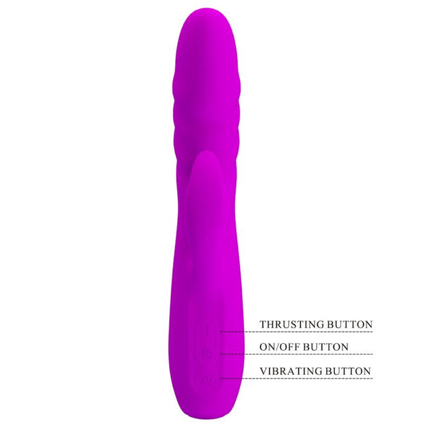 Melanie vibrador conejo recargable morado