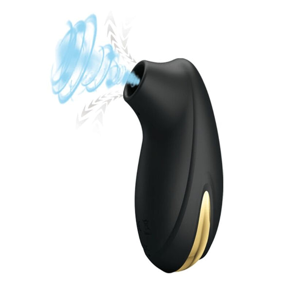 Succionador masajeador de lujo recargable negro pretty love