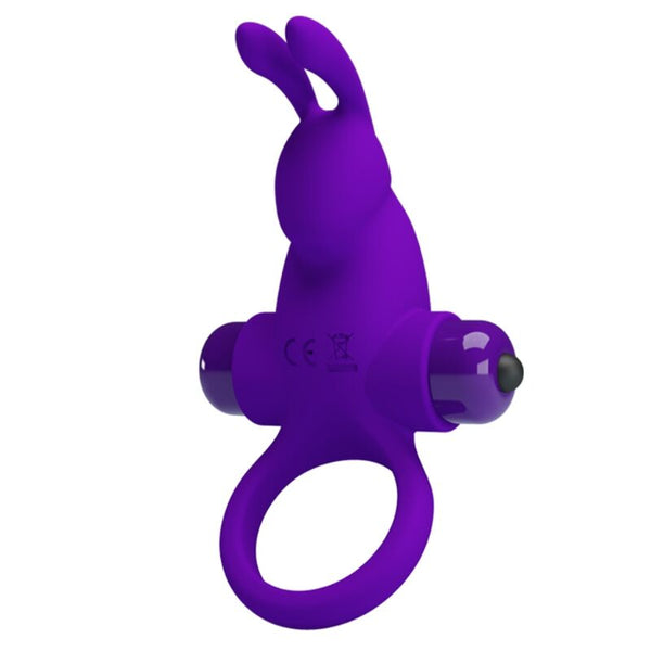 Anillo vibrador i conejo para pene morado
