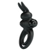 Anillo vibrador iii conejo para pene negro
