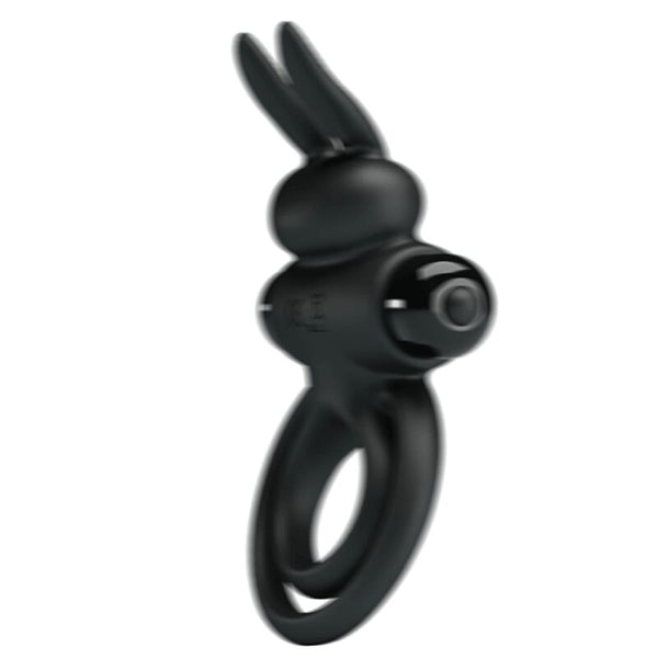Anillo vibrador iii conejo para pene negro
