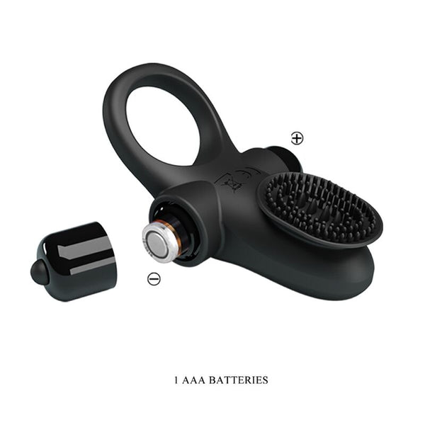 Anillo vibrador ii para pene negro