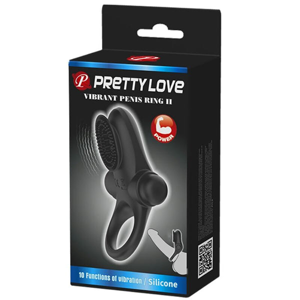 Anillo vibrador ii para pene negro