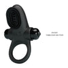 Anillo vibrador ii para pene negro