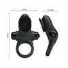 Anillo vibrador ii para pene negro