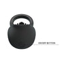 Anillo vibrador para pene con lengua negro