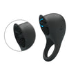 Anillo vibrador para pene con lengua negro