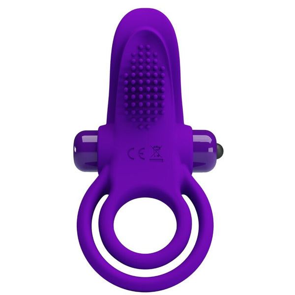 Anillo vibrador para pene morado