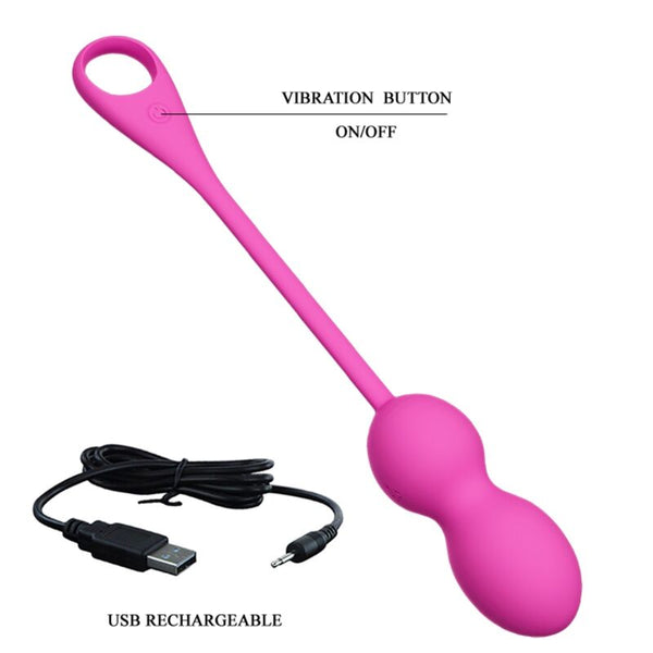 Elvira bolas vibradoras recargable rosa