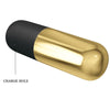 Bala vibrador recargable dorado
