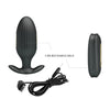 Kelly plug anal vibrador recargable negro
