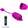 Nymph huevo vibrador controlado por app violeta