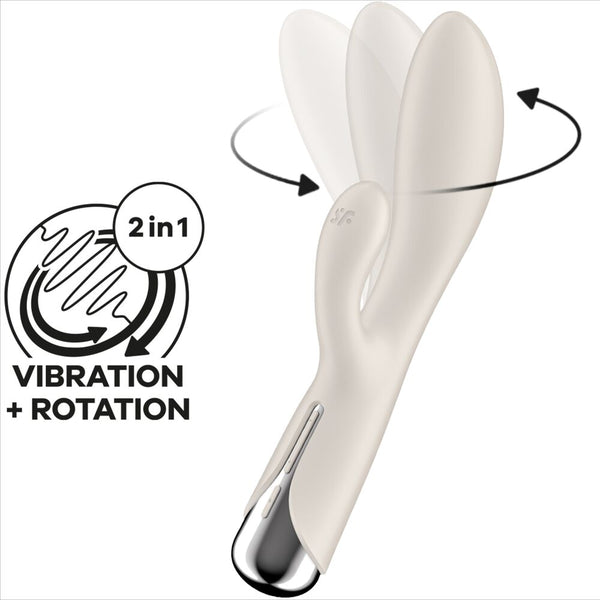 Satisfyer spinning rabbit 1 estimulación clítoris y Punto G azul