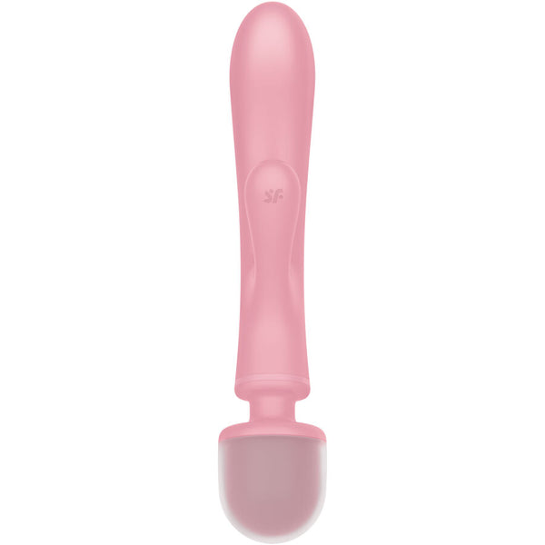 Triple lover masajeador vibrador rabbit gris