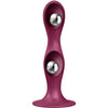Satisfyer double ball r dildo silicona azul