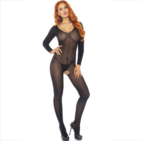 Leg body negro manga larga