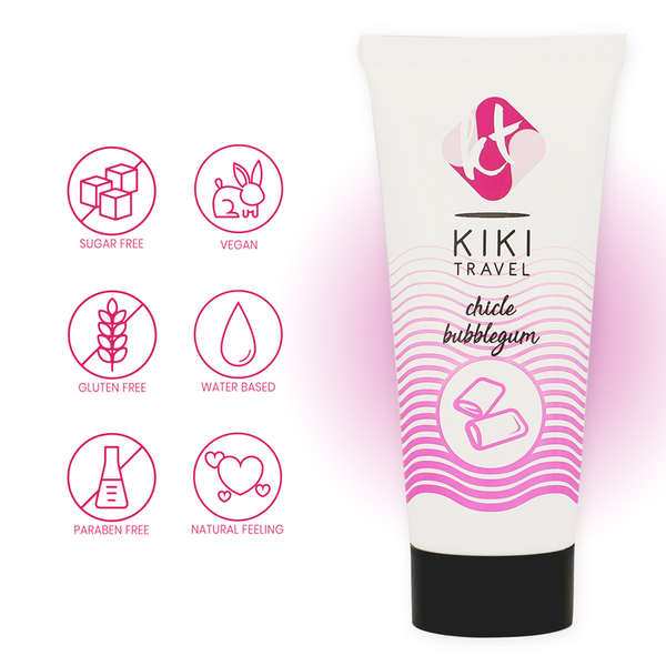 Kikí lubricante sabor a chicle 50 ml