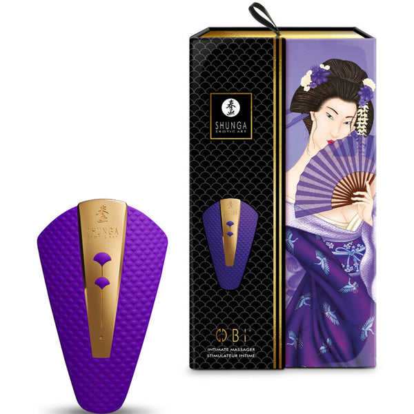Shunga obi masajeador intimo violeta