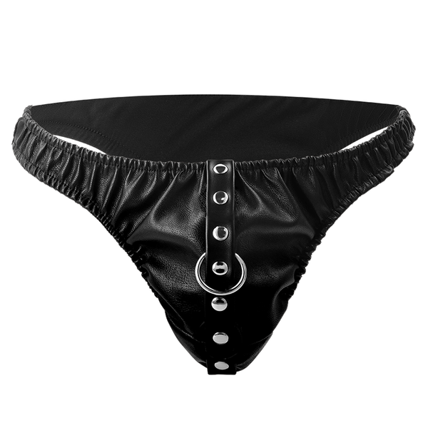 Darkness tanga de sumisión con cadena metal