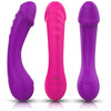 Dildo vibrador Punto G silicona fucsia