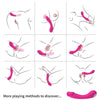 Dildo vibrador Punto G silicona violeta