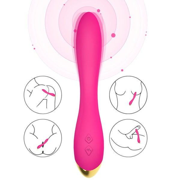 Flamingo vibrador multiposicion fucsia