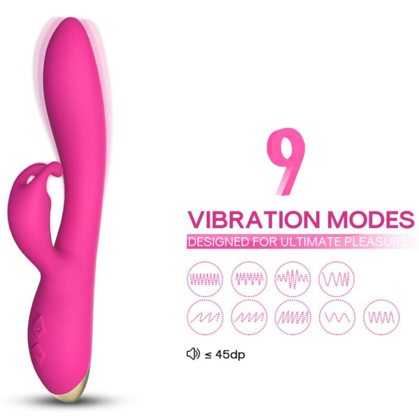 Bonnie vibrador rabbit fucsia