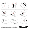 Dildo vibrador Punto G silicona negro